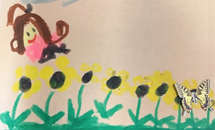 Pre-K students, Co-Writing, and Butterflies